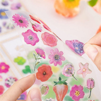 Flower Epoxy Decor Stickers 🌸