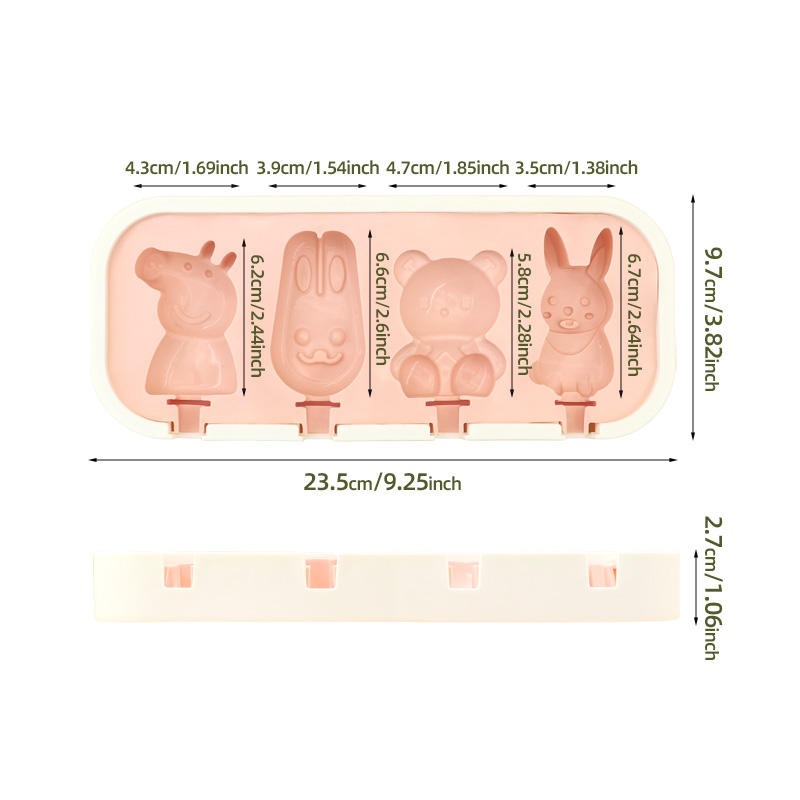 Cute Cartoon Popsicle Mold Maker 🍦