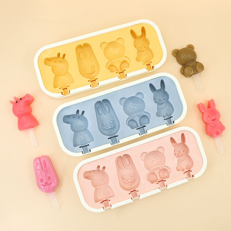 Cute Cartoon Popsicle Mold Maker 🍦