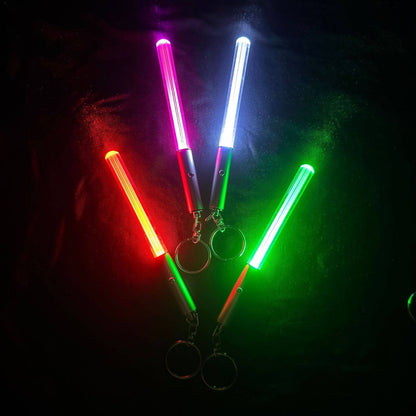 Mini LED Glow Stick Keychain 💙