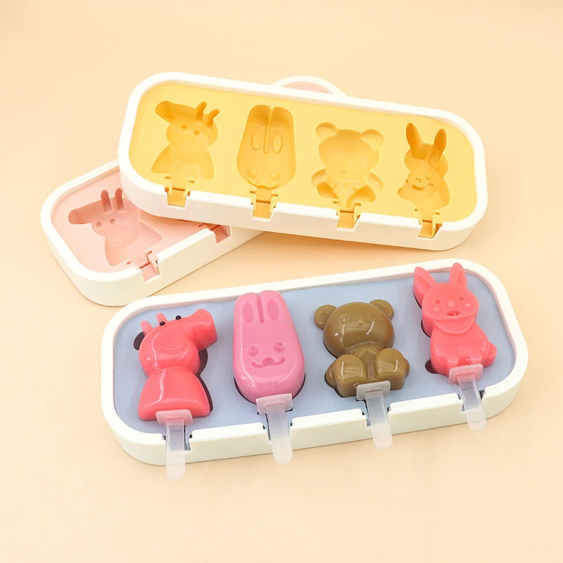 Cute Cartoon Popsicle Mold Maker 🍦