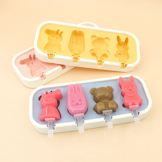Cute Cartoon Popsicle Mold Maker 🍦