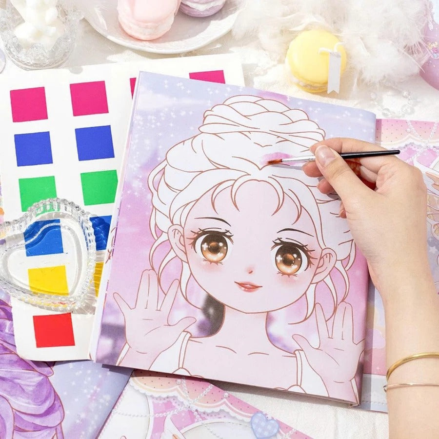 Cute Barbie DIY Sticker Book