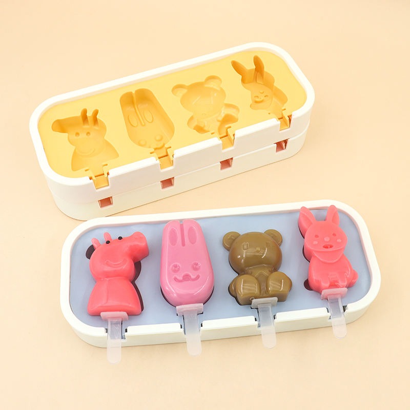 Cute Cartoon Popsicle Mold Maker 🍦