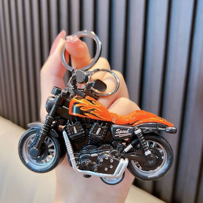Alloy Racing Bike Keychain