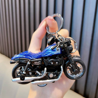 Alloy Racing Bike Keychain