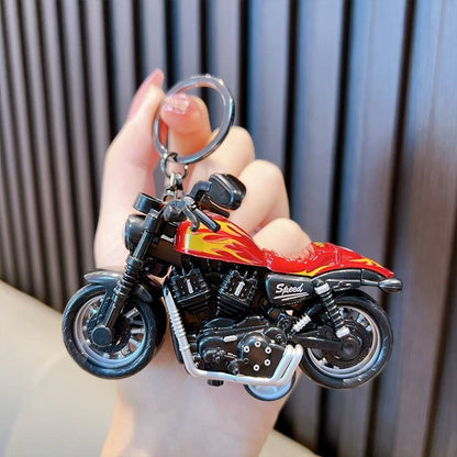 Alloy Racing Bike Keychain