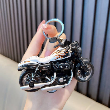 Alloy Racing Bike Keychain
