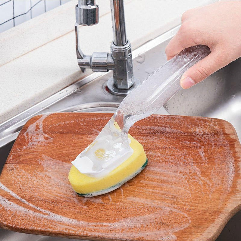 Refill Sink Cleaning Sponge Brush