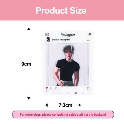 Acrylic Instagram Transparent Photocard