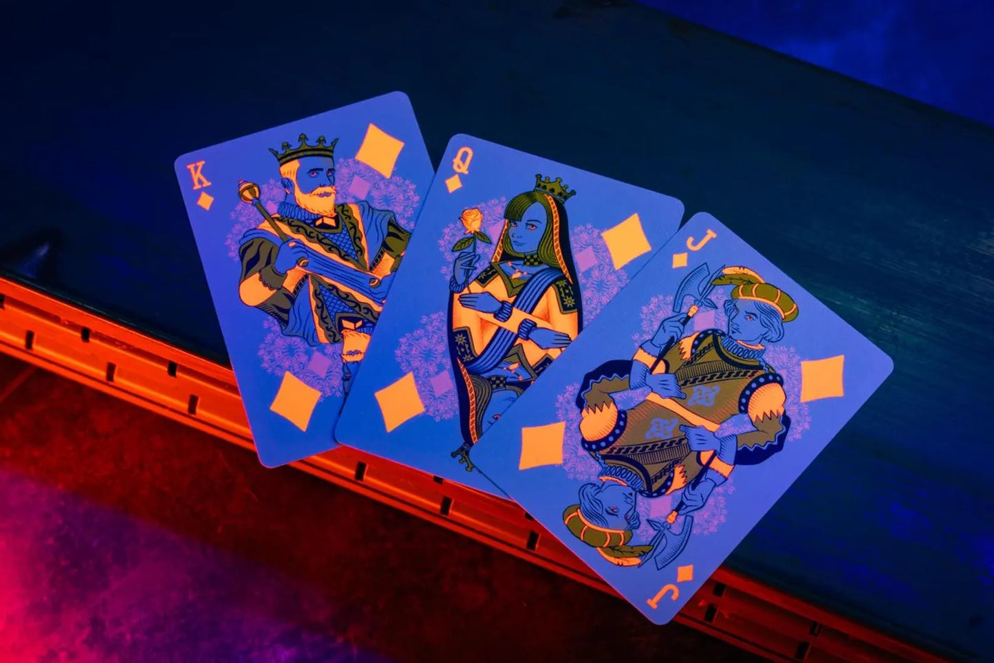 Neon Glow Playing Cards