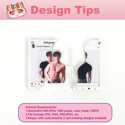 Acrylic Instagram Transparent Photocard