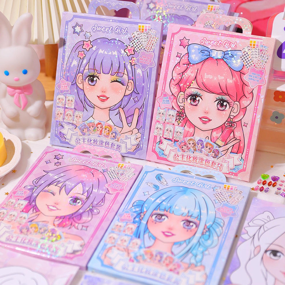 Cute Barbie DIY Sticker Book