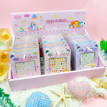 Cute Waterproof 3D Nail Stickers