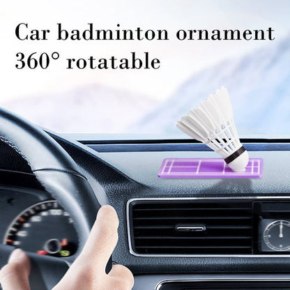 Swinging Shuttlecock Dashboard Ornament