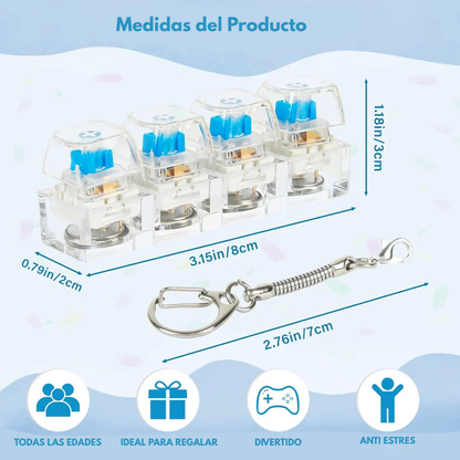 ClickCube Mechanical Keychain