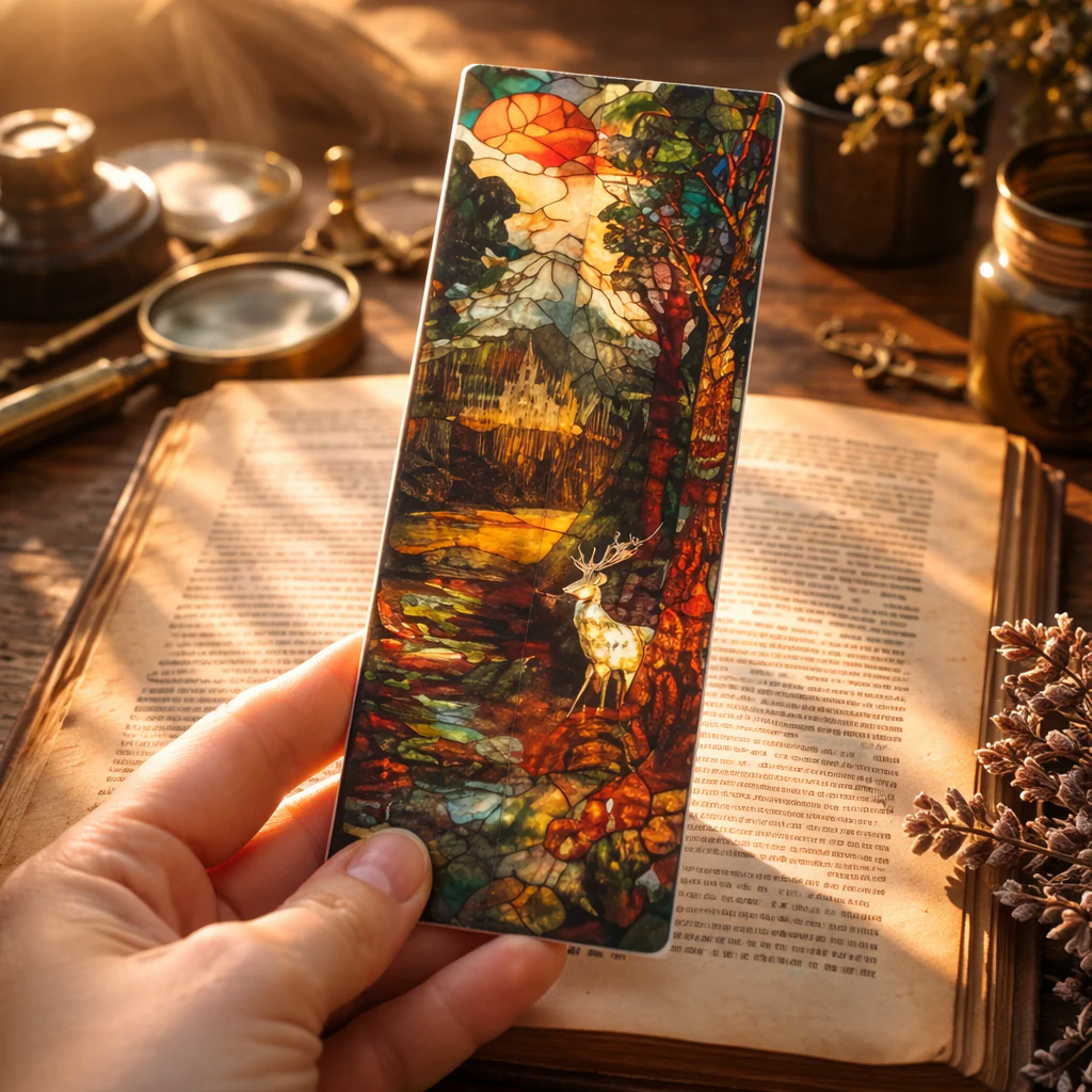Stained Glass Fantasy Bookmark Set