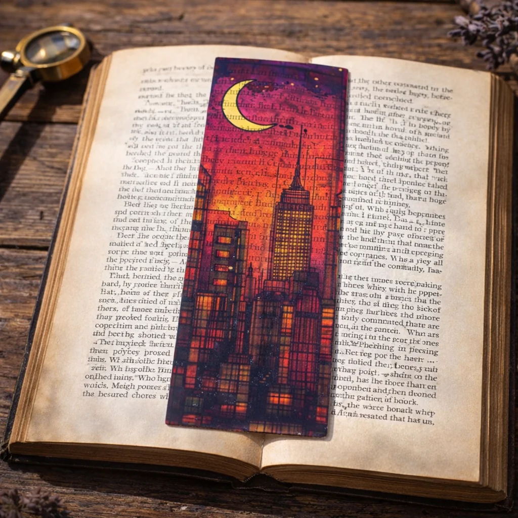 Stained Glass Fantasy Bookmark Set