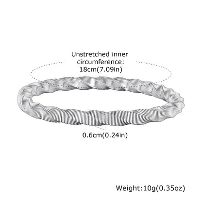 Stainless Steel Mobius Bracelets Armbands for Men
