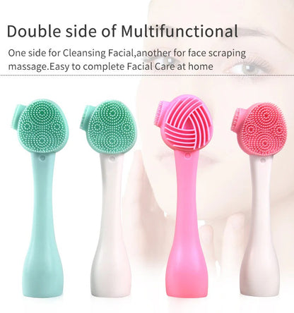 Double Sided Silicone Face Mask Soft Brush