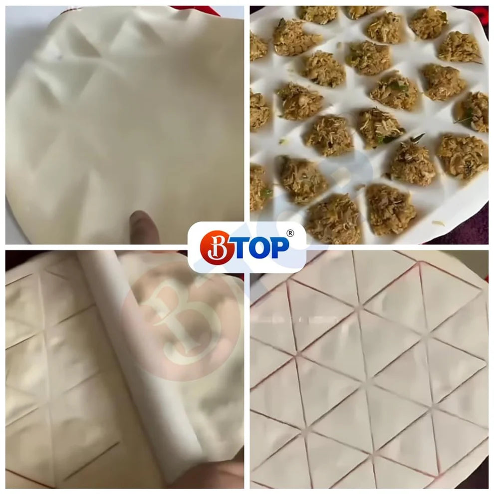 Unbreakable Samosa Maker 24 - Easy Samosa Press Mould ( ALLOW TO OPEN)