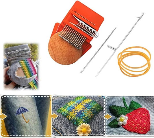 Speedweave Darning Loom Type Weave Tool