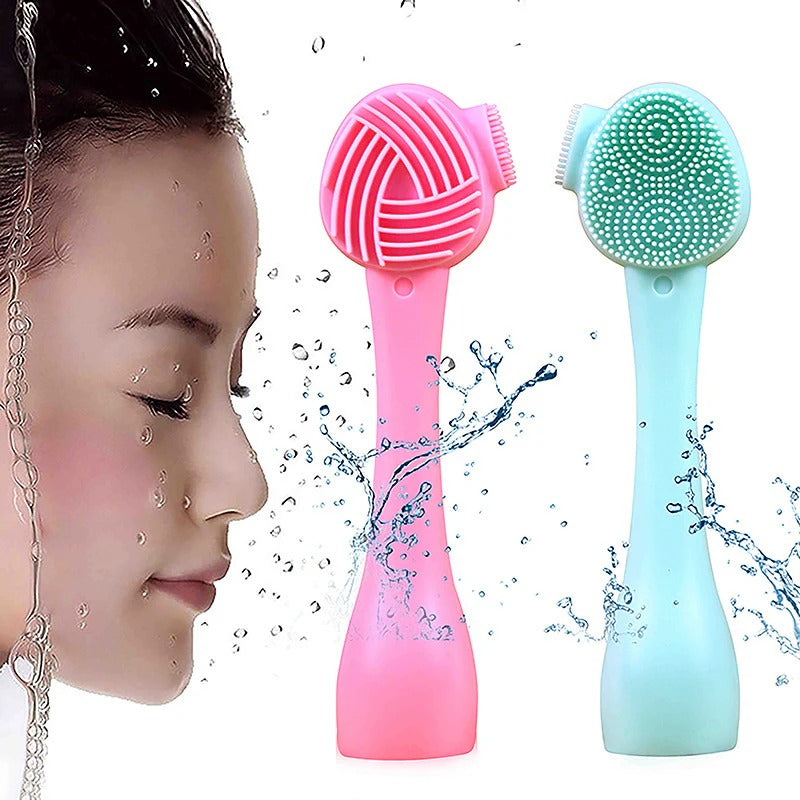 Double Sided Silicone Face Mask Soft Brush