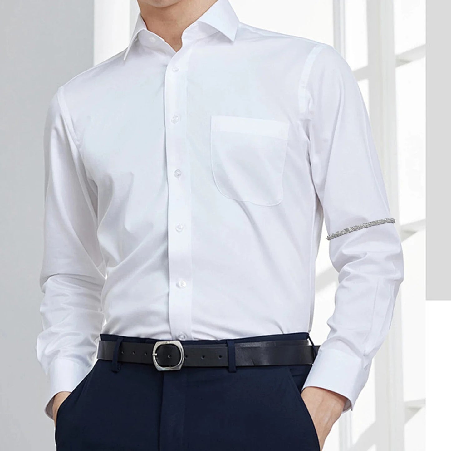 Stainless Steel Mobius Bracelets Armbands for Men