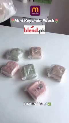 Mini Cute Keychain Jewelry Pouch