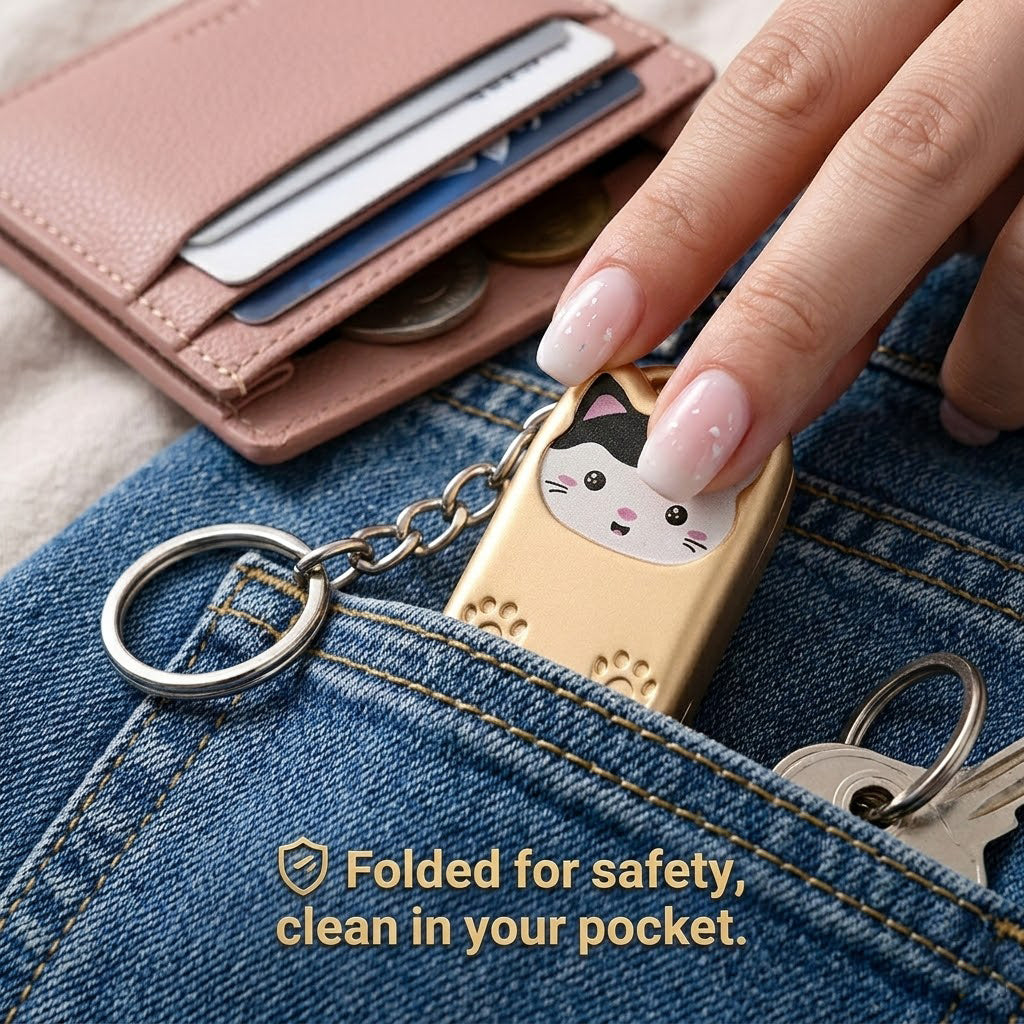 ✨Folding Nail Clipper keychain✨