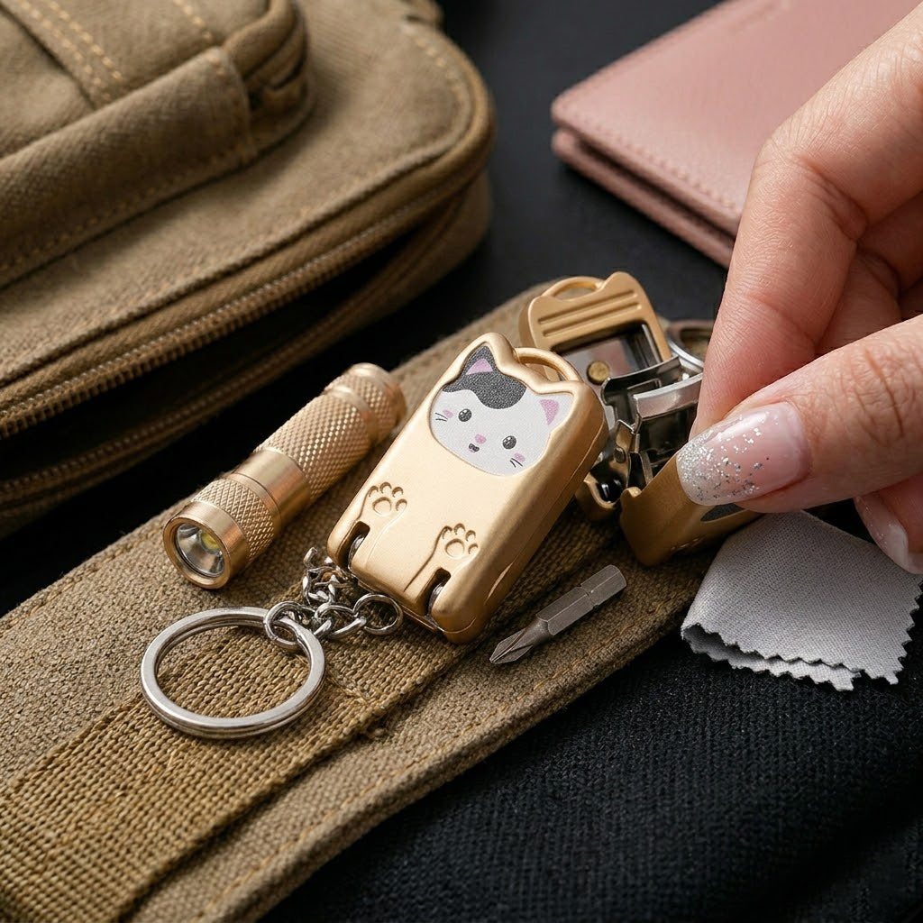 ✨Folding Nail Clipper keychain✨